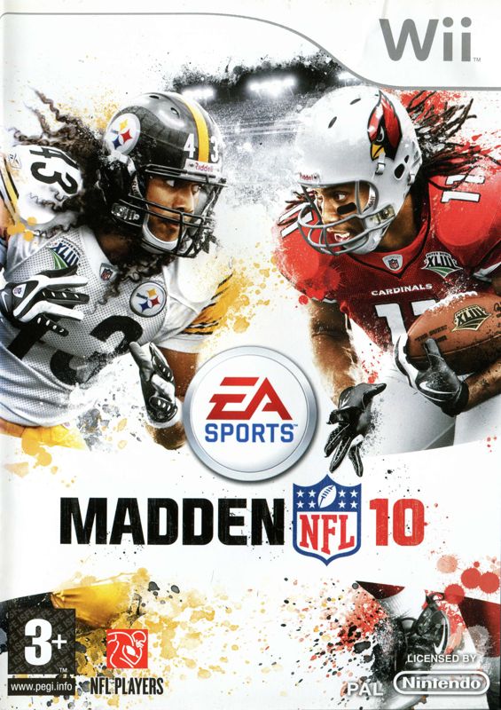 Madden NFL 10 box art for Wii